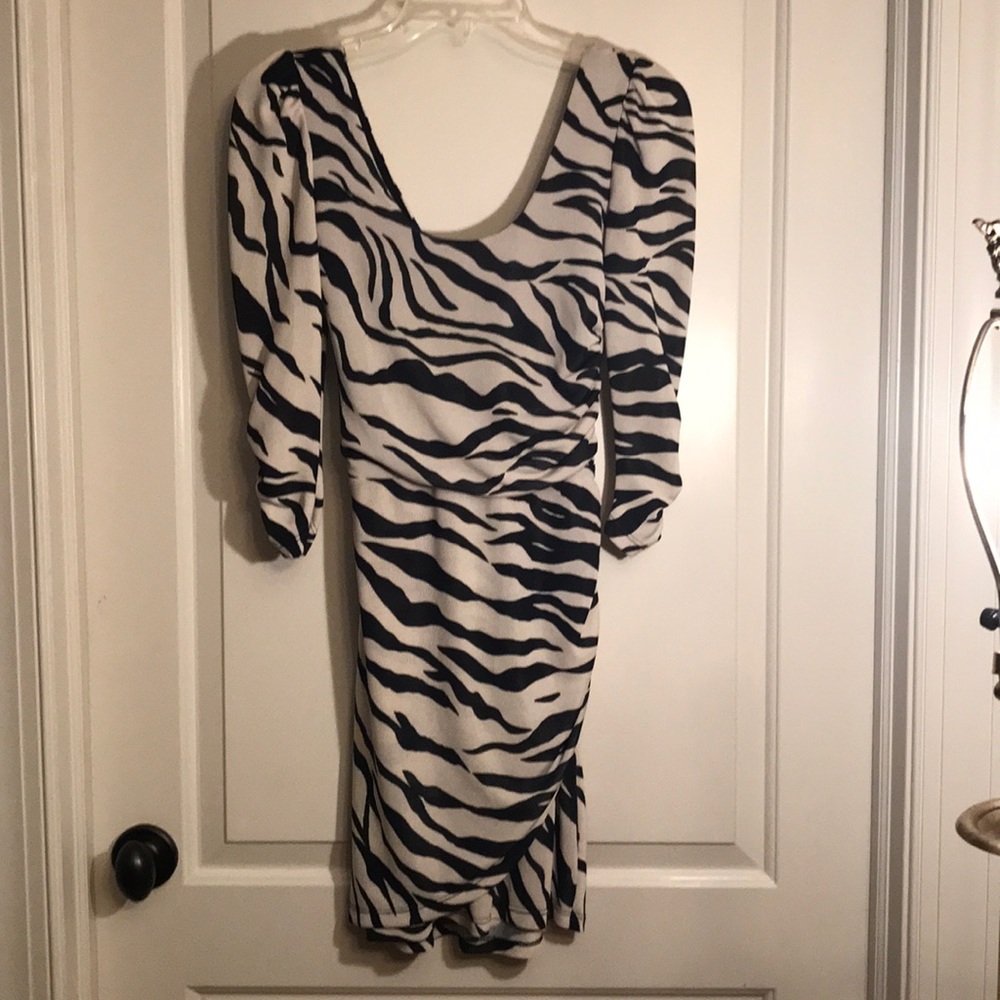 🦓 zebra print dress 🦓